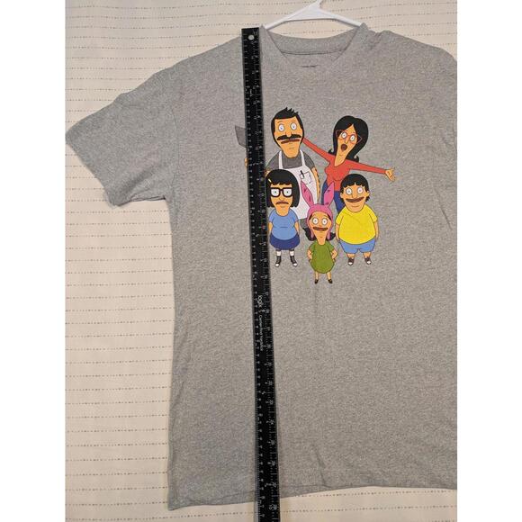 Bobs Burgers Family Graphic Cartoon TV Show T-Shirt Mens Small Gray Heather - Picture 7 of 7